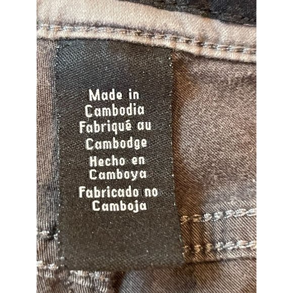 Calvin Klein Womens Jeans Skinny Leg Mid Rise Five Design Pockets Gray Size 12 - Picture 9 of 11